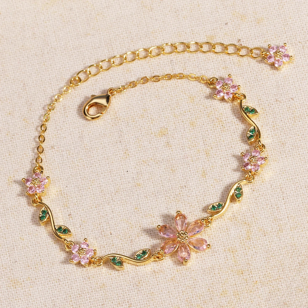 Leaf Flower Bracelet